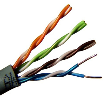 Кабель витая пара FTP cat.5e 4 PR 26 AWG LT